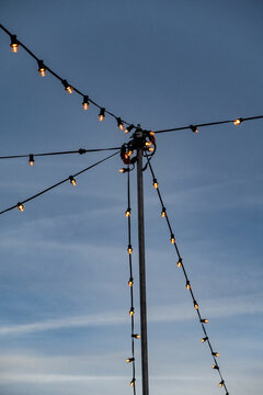 Lights on cable