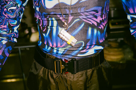 Colorful Abstract Shirt and Accessories 