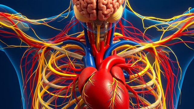 Human cardiovascular and nervous system