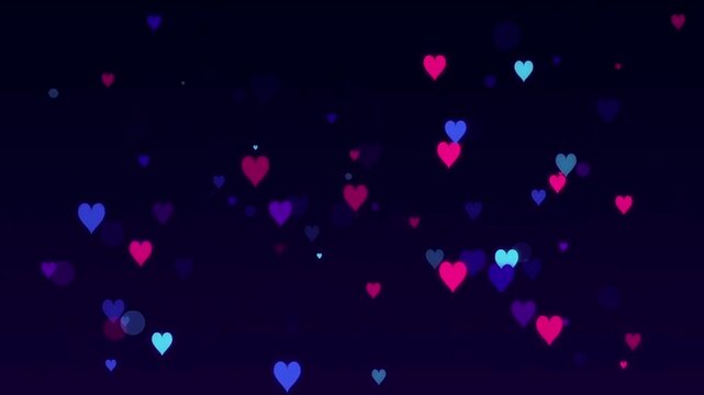 Seamless loopable Abstract Purple Magic Particles Video Background. High quality 4k rendered abstract animation featuring gather motion. Perfect for video production, social media, weddings, and event