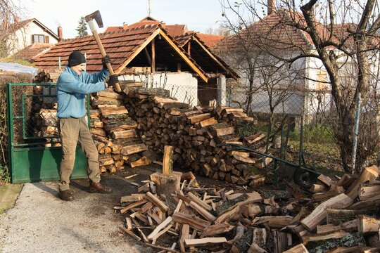 Preparing Winter Firewood