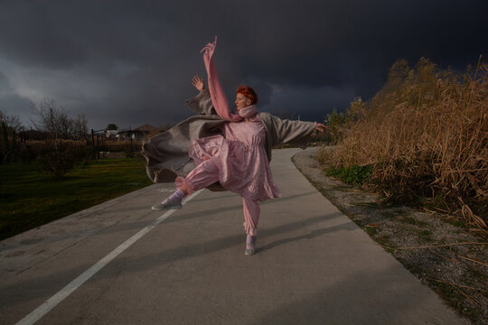 Walking and dancing 
