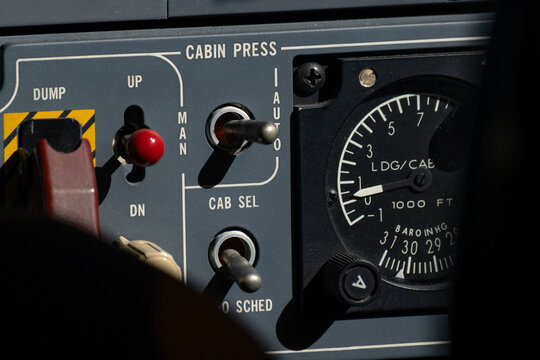 Cabin Pressure Control Panel