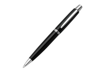 Black ballpoint pen for writing and business tasks