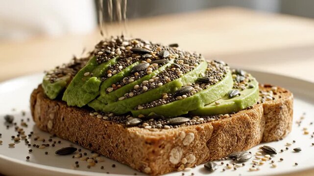 Avocado Toast Delight - A Healthy and Delicious Breakfast Idea.