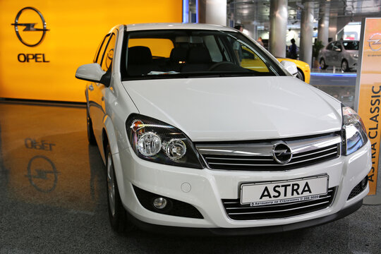 Opel Astra at yearly automotive-show
