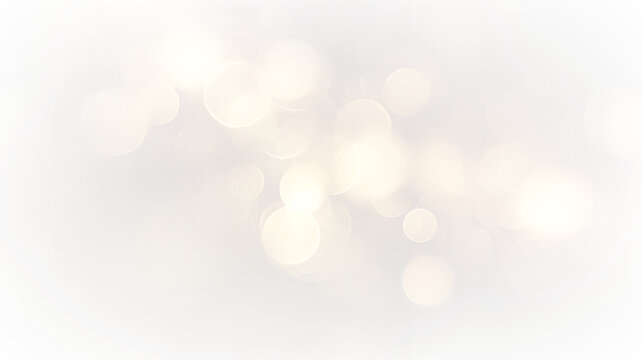 Bright and soft bokeh lights on a transparent background for design and creative projects