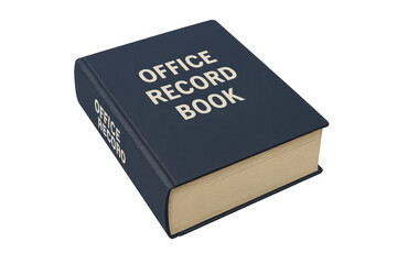 Office record book for business accounting and organization