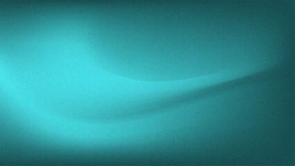 Abstract Teal Blue Gradient Background with Grainy Texture
