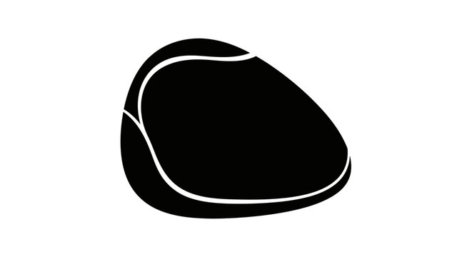 Black Rock Stone Geology Mineral.