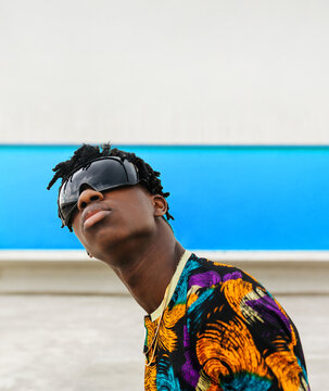 Fashionable man posing with attitude