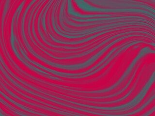 Obraz premium Swirling vibrant pink and dark teal wavy marble lines pattern