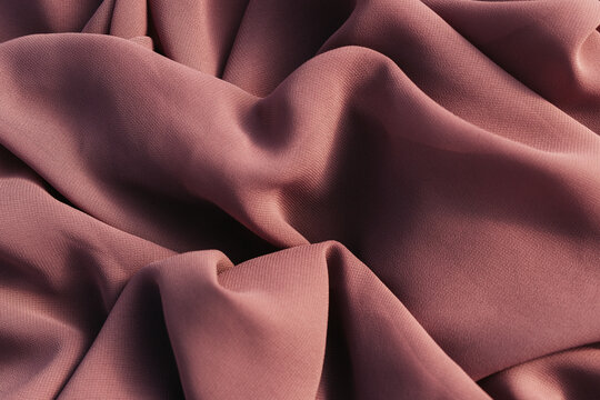 dark pink scarf