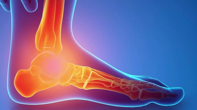 Pain and edema in the sprained ankle. Ankle Pain Affecting Mobility and Daily Activities. Ankle injury with dislocation and sprains.