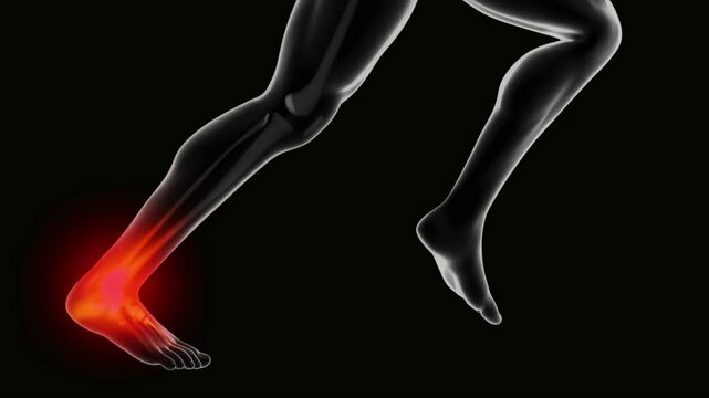 Pain and edema in the sprained ankle. Ankle Pain Affecting Mobility and Daily Activities. Ankle injury with dislocation and sprains.