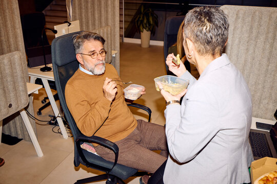 Meal pause during the working day