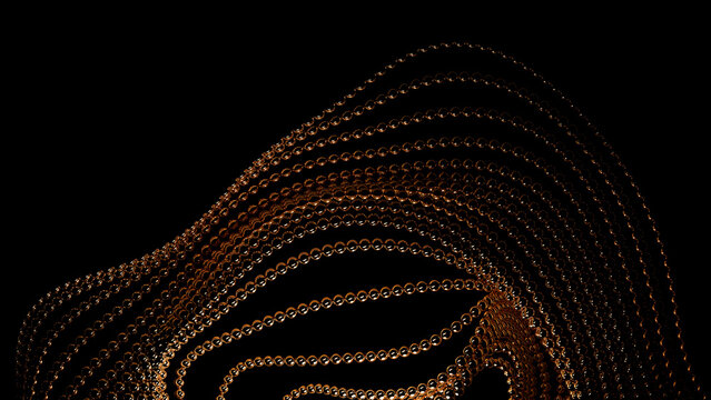 Luxury gold abstract sphere background design for creative projects
