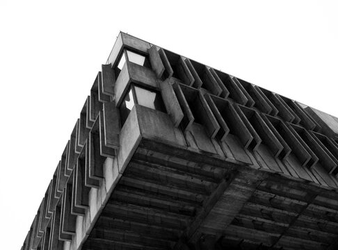 Black and White Architecture Highlighting Unique Designs