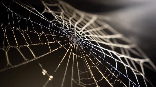 funnel spider web macro