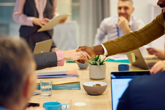 Finalizing business deal