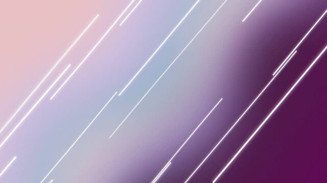 Diagonal white lines on a pastel purple gradient background, viewed from a straight-on perspective