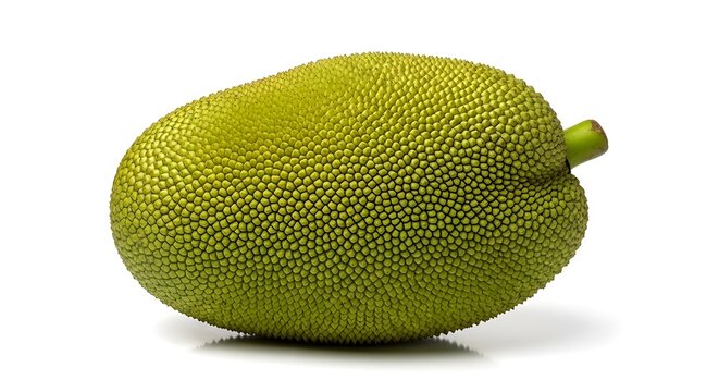 Fresh jackfruit displayed against a plain background for visual clarity