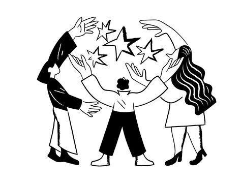 team building ideas together, business collaboration concept
