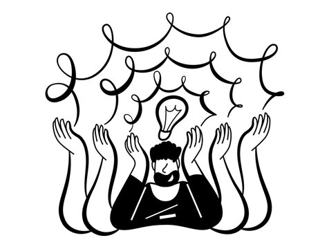 shared idea support, team thinking and collaboration