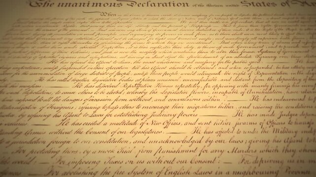 Declaration of Independence historical founding document parchment paper 3