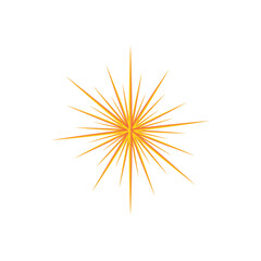 Obraz premium Modern Abstract Sun Symbol Design PNG
