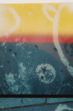 abstract first of the roll image of an urban floor