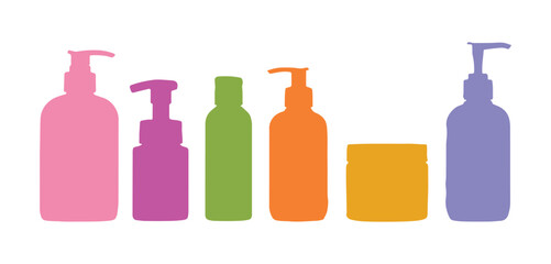 Versatile packaging bottle design set  Perfect for various uses  A simple yet effective design for bottles