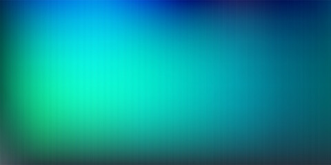 Obraz premium Futuristic neon texture with vibrant shades of blue wavy gradient and bright smooth fluted vertical lines. Bold dynamic design blending smooth tones and radiant colors and energy for modern visual art