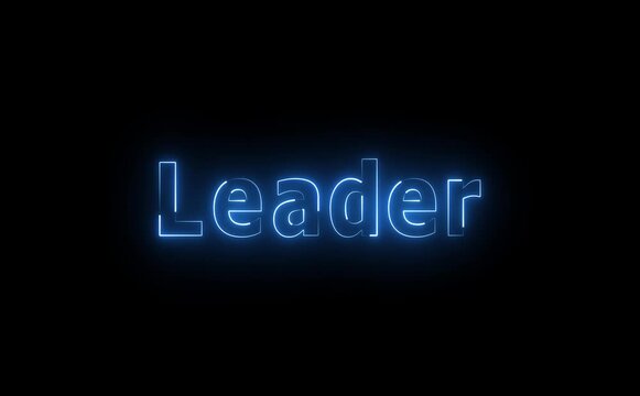 editable text effect leadership 