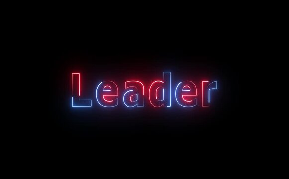 editable text effect leadership 