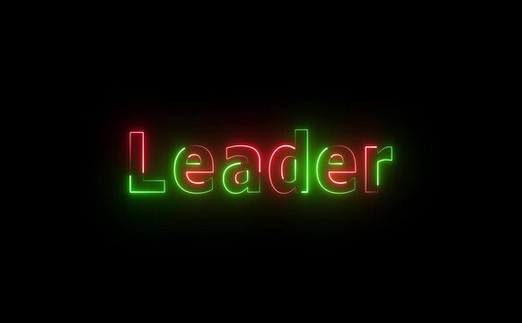 editable text effect leadership 