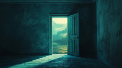 Doorway Leading From Trauma Toward Healing