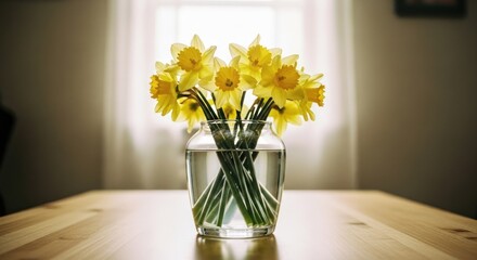 Bouquet Bright Yellow Daffodils
