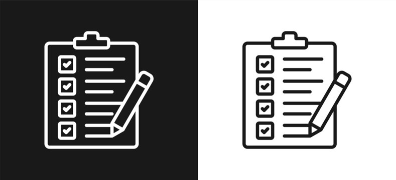 Exam Style Line In Background White And Black