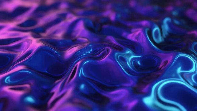 Colorful water surface with reflections, background with waves and ripples