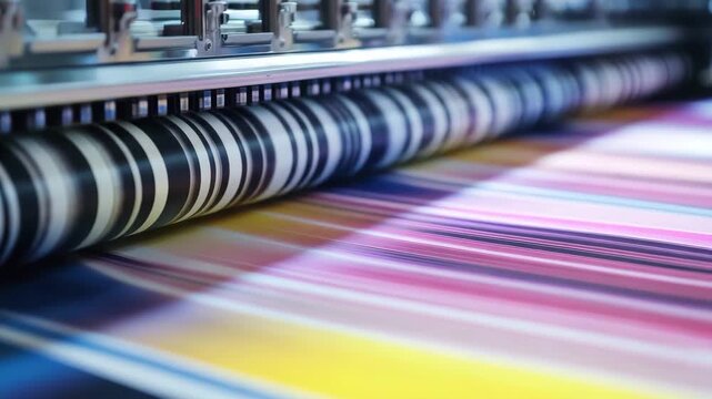 Vibrant color printing in high-speed motion