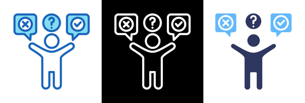 Decision Making triplestyle icon