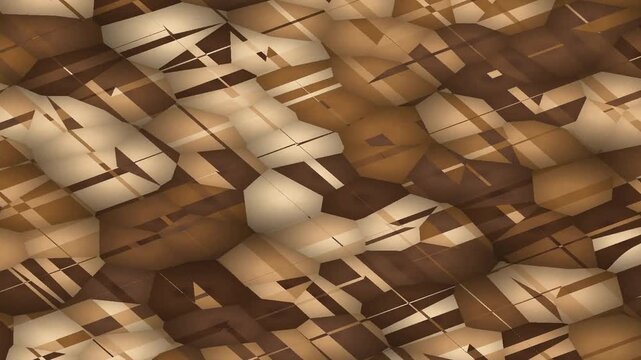 Abstract pattern featuring various shades of brown, creating a textured, layered effect