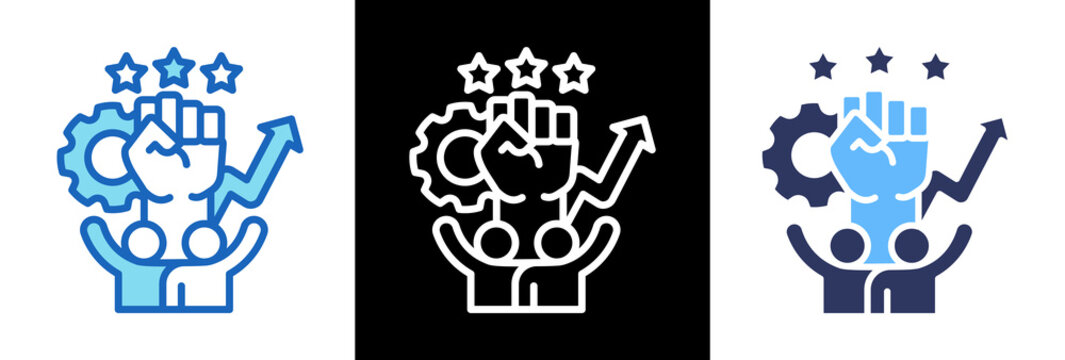 Human Motivation triplestyle icon