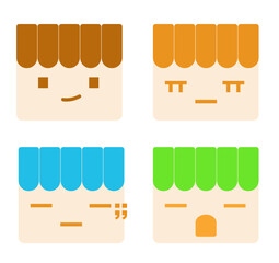 얼굴 표정 이모지 아이콘 모음