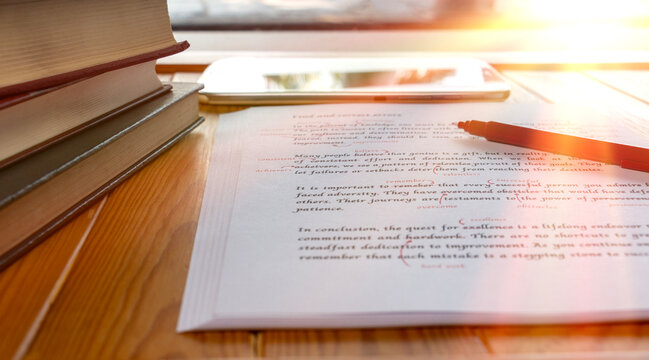 proofreading paper on process of service