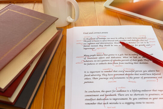 proofreading paper on process of service