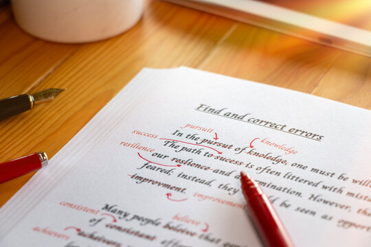 proofreading paper on process of service