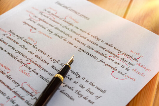 proofreading paper on process of service