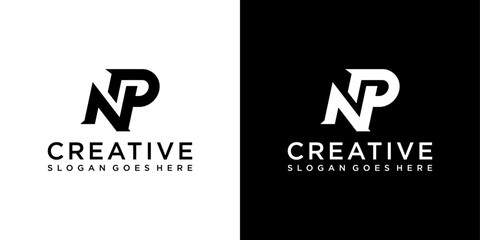 NP or PN initial letter logo design vector © Kurniawan